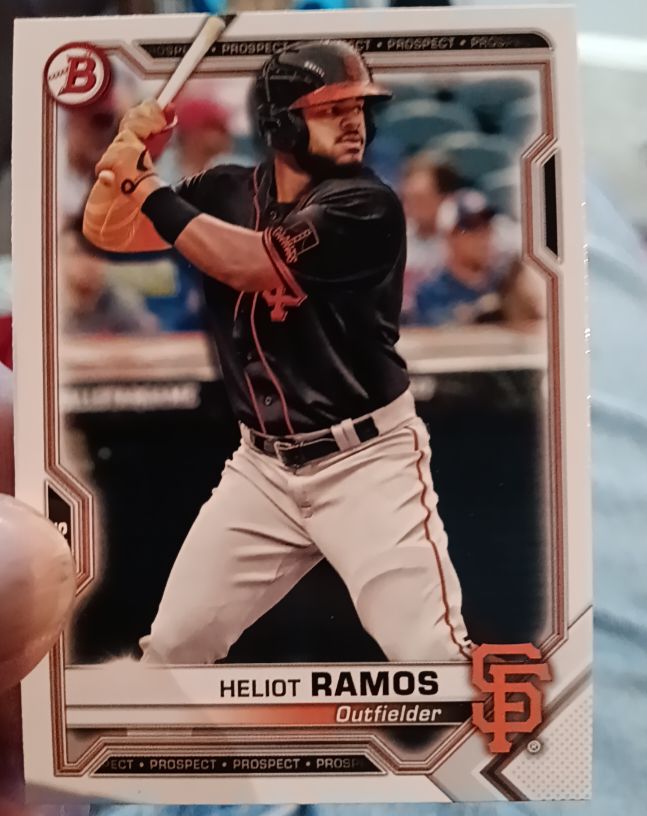 2021 Bowman #BP-69 Heliot Ramos — front