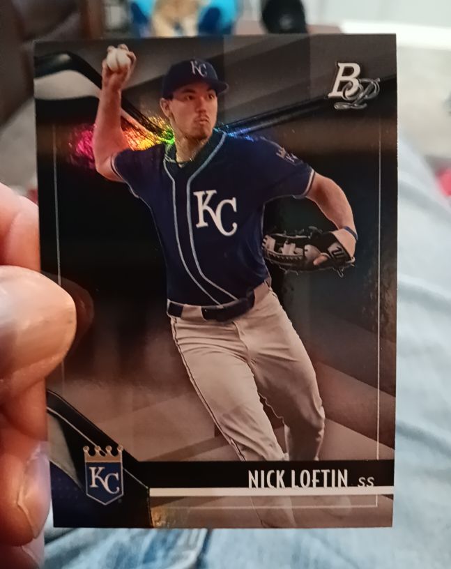 2021 Bowman Platinum Top Prospects #TOP-68 Nick Loftin — front