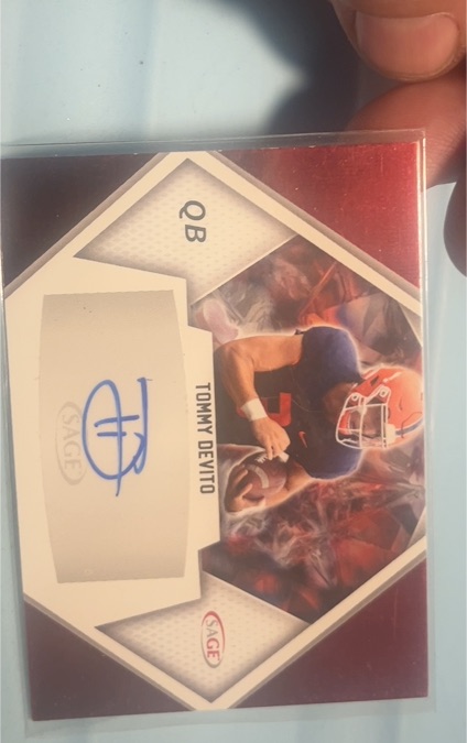 2023 SAGE Low Series Autographs #A-TD Tommy DeVito — front