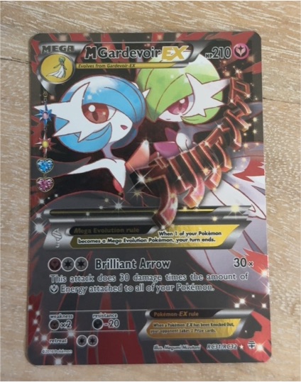 2016 Pokemon TCG Mega Gardevoir EX RC31/RC32 Generations Radiant Collection — front