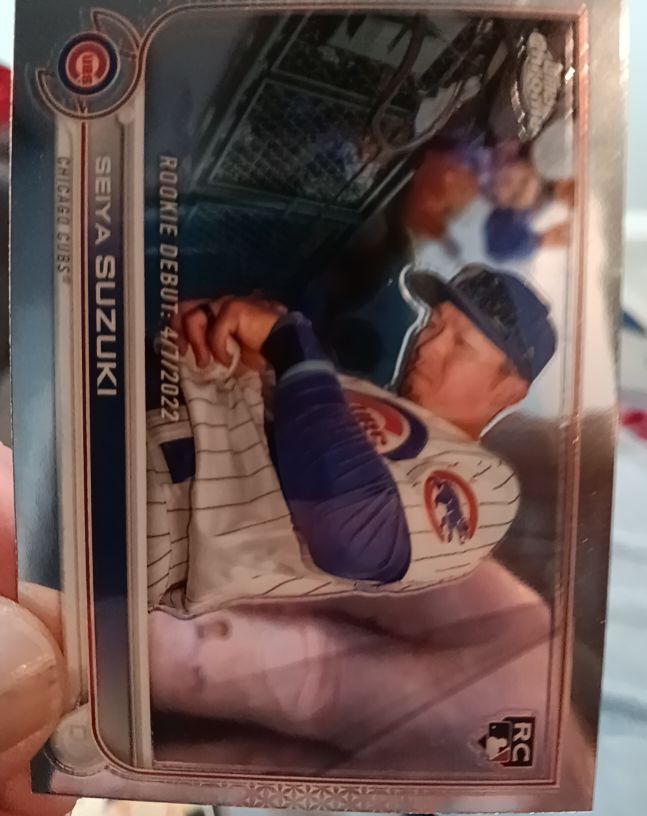 2022 Topps Chrome Update #USC144 Seiya Suzuki — front