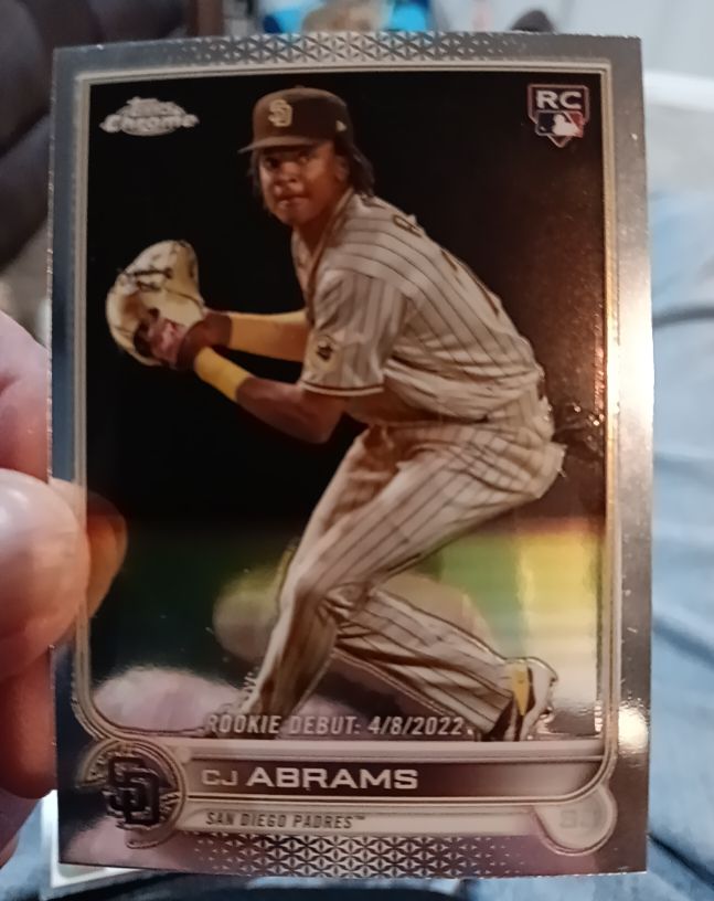 2022 Topps Chrome Update #USC102 CJ Abrams — front