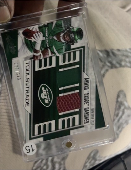 2023 Panini Absolute Tools of the Trade #TTD-15 Ahmad 'Sauce' Gardner — front