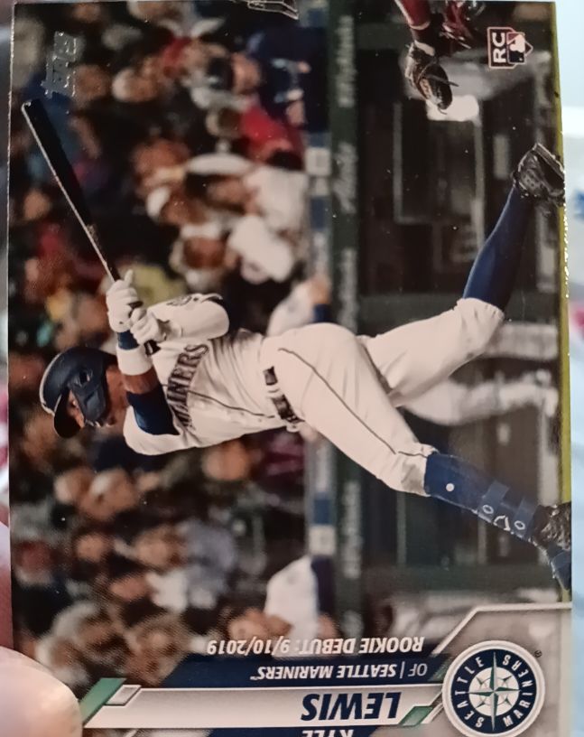 2020 Topps Update #U-21 Kyle Lewis — front