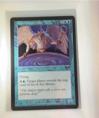2001 Magic: The Gathering Odyssey #83 Aven Windreader — front