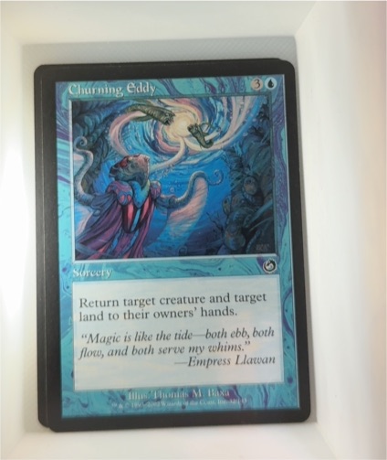 2002 Magic: The Gathering Torment #32 Churning Eddy — front