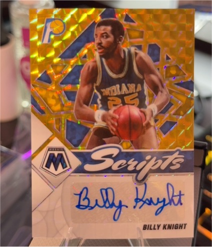2021-22 Panini Mosaic Scripts #SC-BKN Billy Knight — front