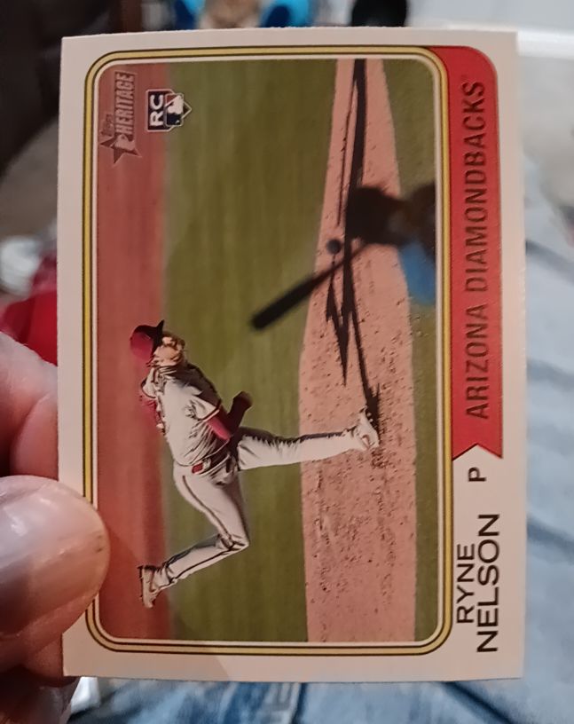 2023 Topps Heritage #181 Ryne Nelson — front