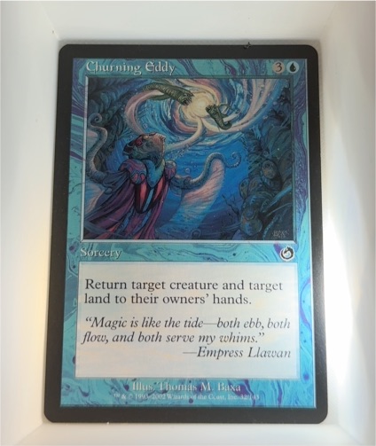 1997 Magic: The Gathering #32 Churning Eddy — front