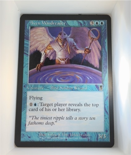 2001 Magic The Gathering Odyssey #65 Aven Windreader — front