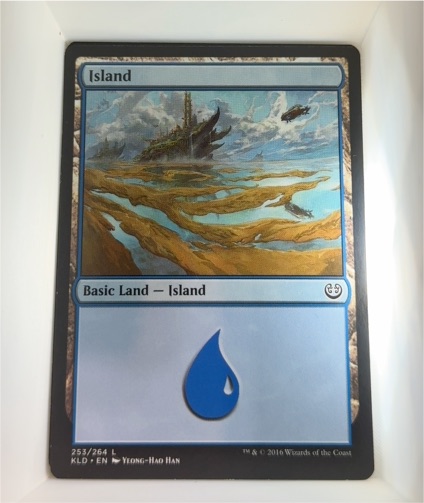 2016 Magic: The Gathering #253 Island — front