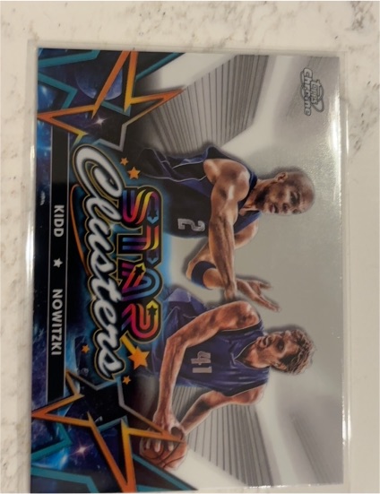 2023-24 Topps Cosmic Chrome #SC-8 Dirk Nowitzki, Jason Kidd — front
