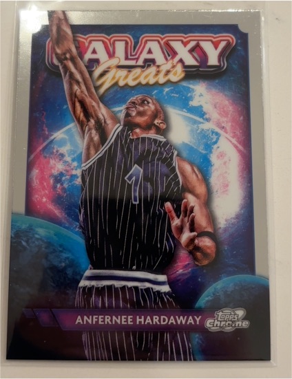 2024 Topps Chrome Cosmic #GG-11 Anfernee Hardaway Galaxy Greats — front