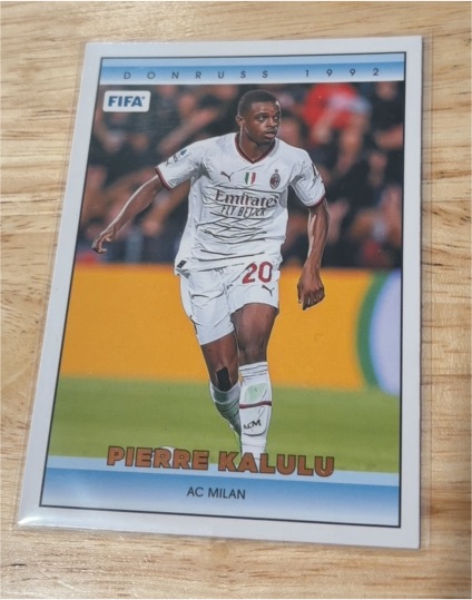 2022-23 Panini Donruss Soccer FIFA 1992 Tribute #2 Pierre Kalulu — front