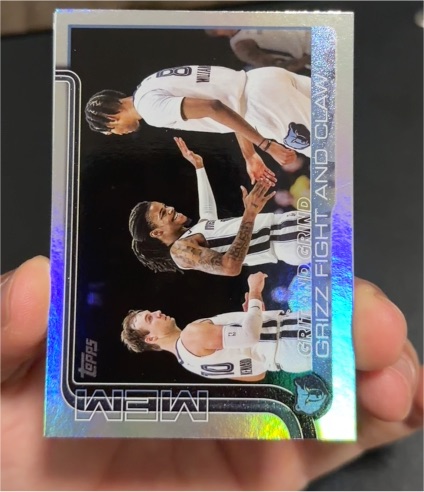 2025-26 Topps #298 Grit and Grind: Grizz Fight and Claw — front