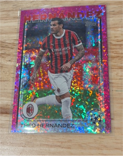 2024-25 Topps Chrome UEFA Club Competitions #65 Theo Hernandez — front