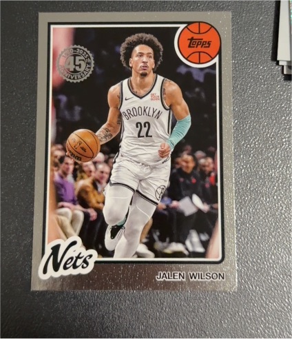 2025-26 Topps - 1980-81 Topps Basketball #80BK-9 Jalen Wilson — front