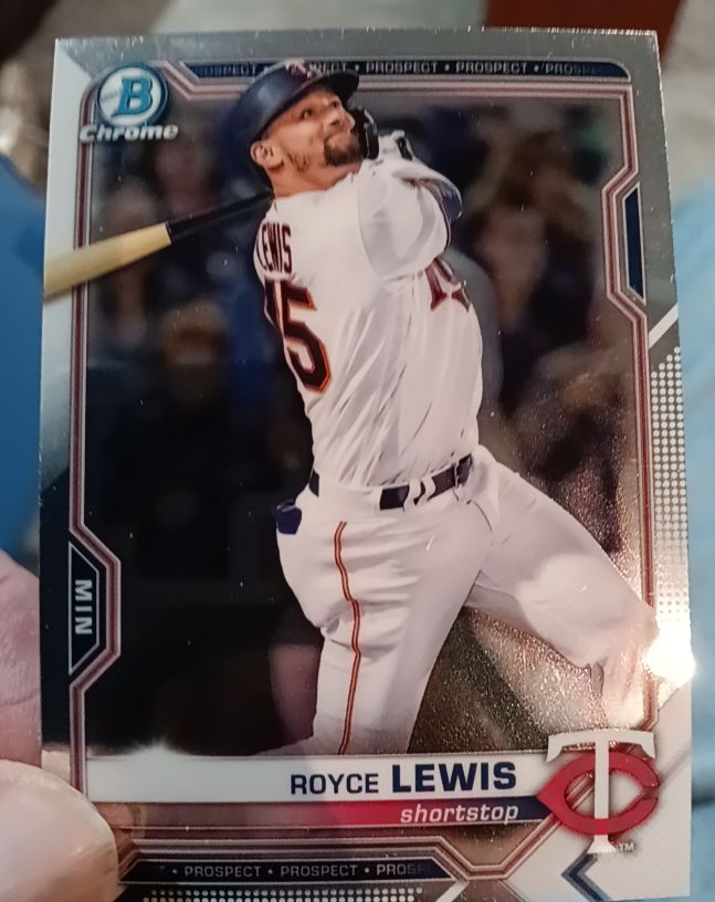 2021 Bowman Chrome Prospects #BCP-63 Royce Lewis — front