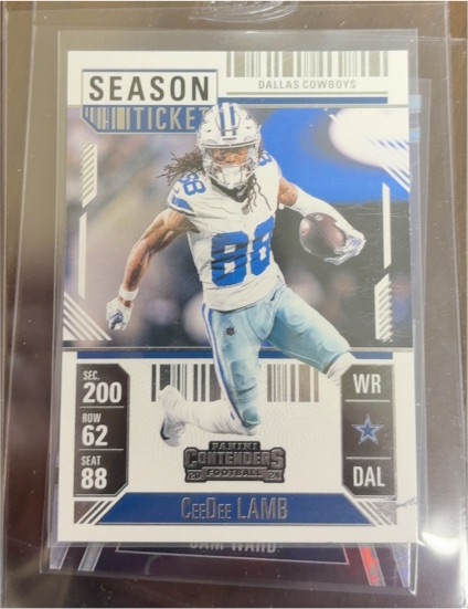 2024 Panini Contenders Season Ticket #26 CeeDee Lamb — front