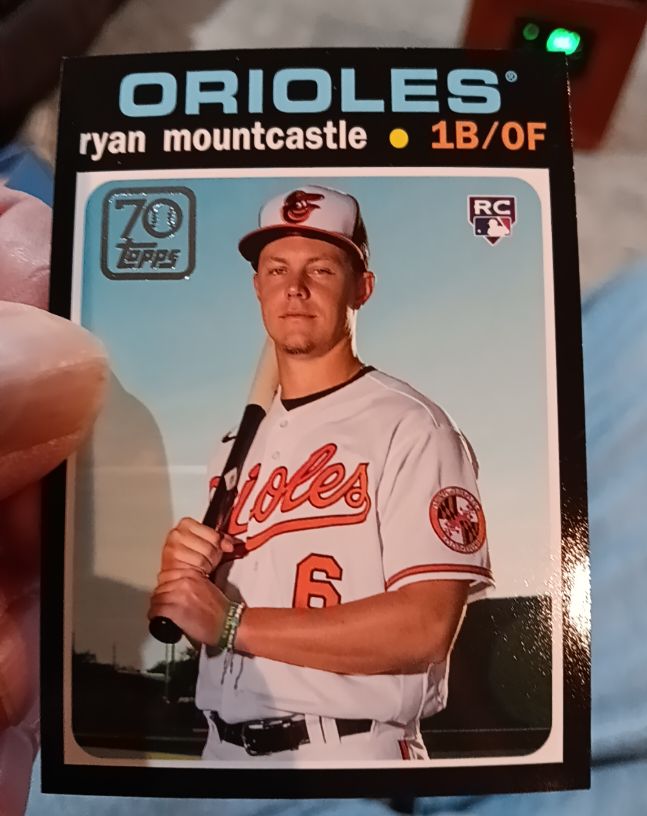 2021 Topps Update #70YT-21 Ryan Mountcastle Baltimore Orioles — front