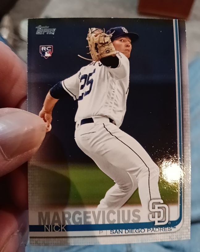 2019 Topps Update #US249 Nick Margevicius — front