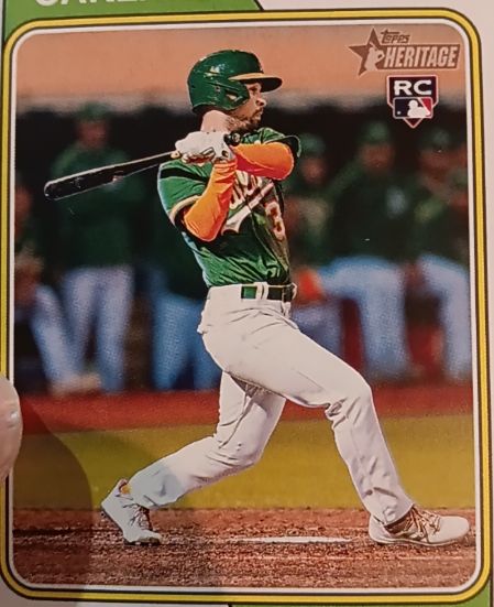 2023 Topps Heritage #176 Cal Stevenson — front