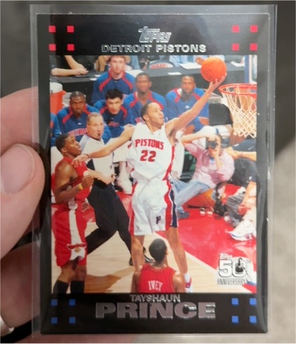 2007-08 Topps #92 Tayshaun Prince — front