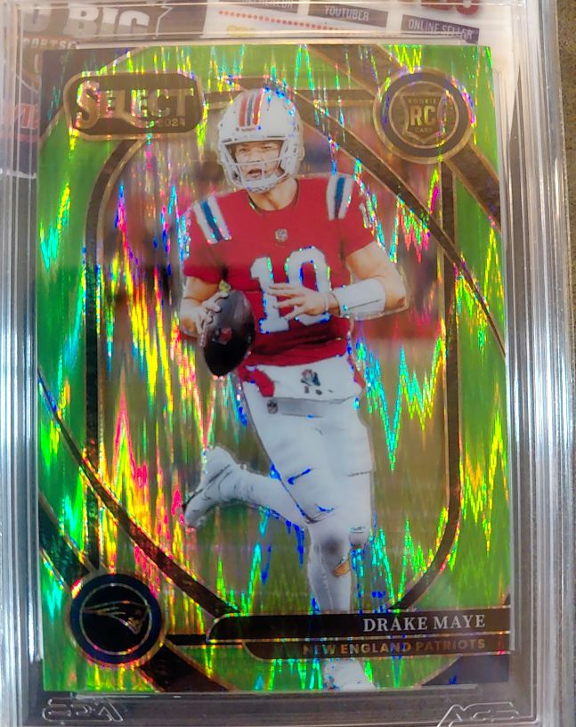 2024 Panini Select Club Level #218 Drake Maye — front