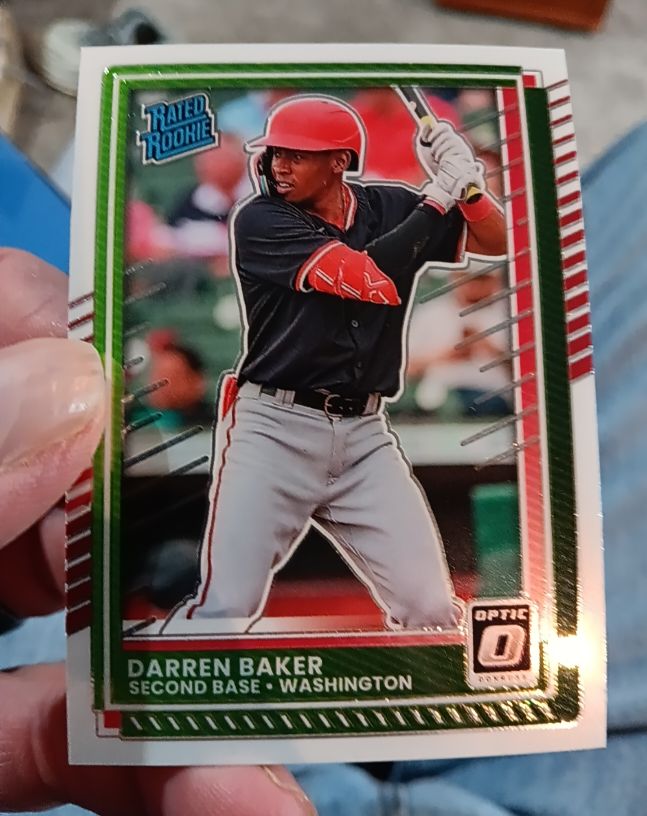 2025 Panini Donruss Optic #43 Darren Baker — front