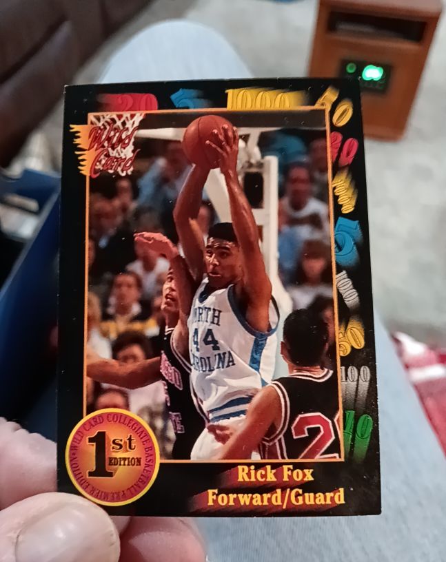 1991-92 Wild Card #19 Rick Fox — front