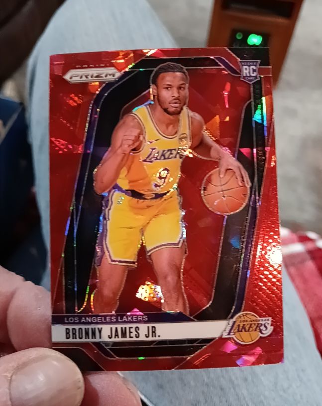 2024-25 Panini Prizm #243 Bronny James Jr. — front
