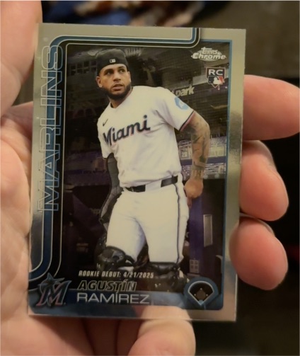 2025 Topps Chrome Update Series #USC38 Agustin Ramirez — front