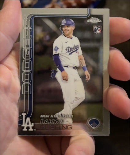 2025 Topps Chrome Update #USC151 Dalton Rushing — front