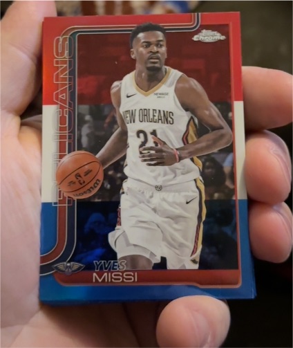 2025-26 Topps Chrome #102 Yves Missi — front