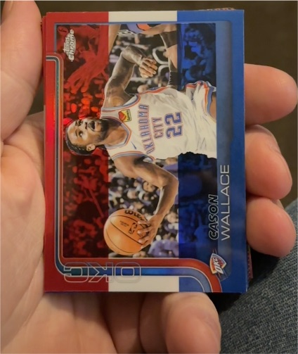 2025-26 Topps Chrome #191 Cason Wallace — front
