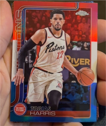 2025-26 Topps Chrome #6 Tobias Harris — front