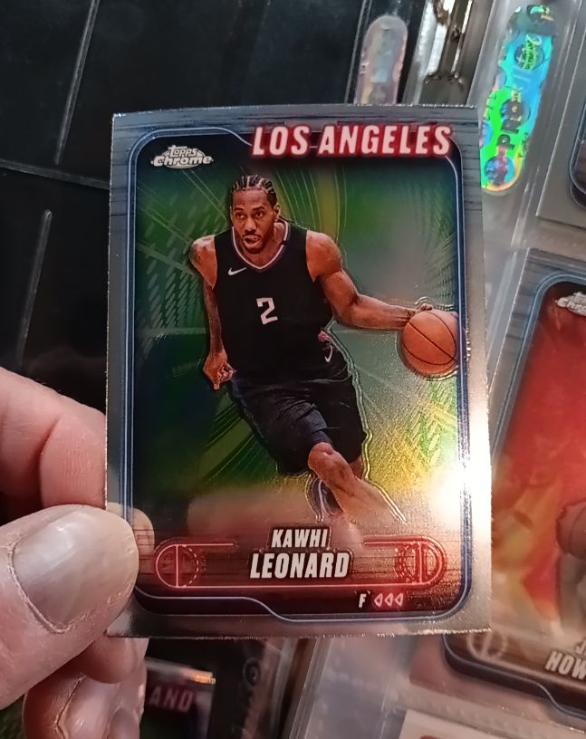 2024-25 Topps Chrome #120 Kawhi Leonard — front
