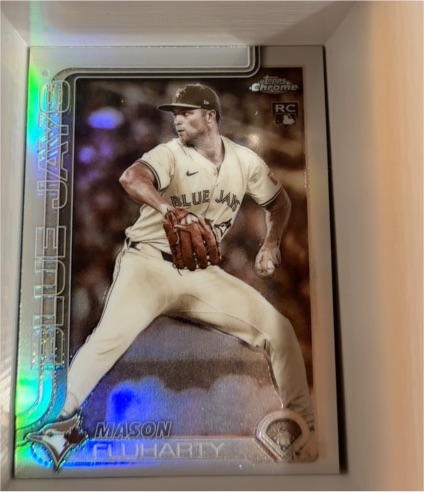 2025 Topps Chrome Update #USC161 Mason Fluharty Sepia Refractor Rookie — front