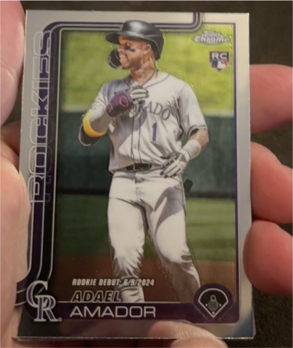 2025 Topps Chrome Update #US94 Adael Amador — front