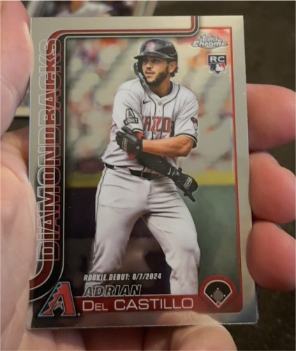 2025 Topps Chrome Update #USC92 Adrian Del Castillo — front