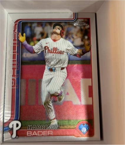 2025 Topps Chrome Update #USC32 Harrison Bader — front