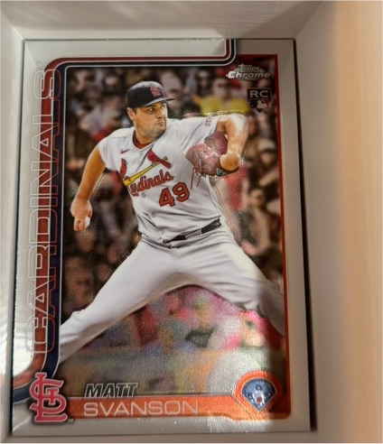 2025 Topps Chrome Update #USC5 Matt Svanson — front