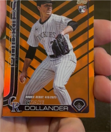 2025 Topps Update Series #US151 Chase Dollander — front