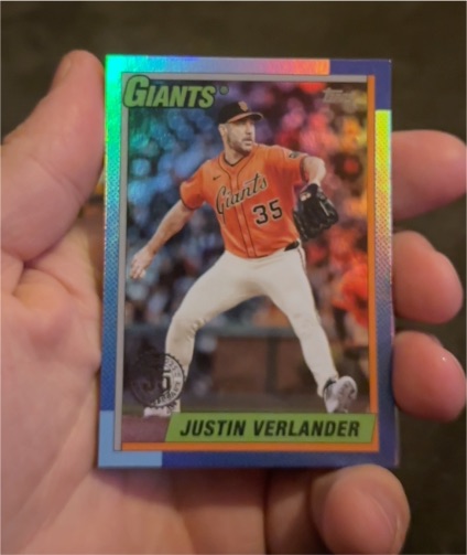 2025 Topps Update #U90-10 Justin Verlander — front