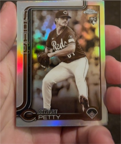 2025 Topps Chrome Update #USC97 Chase Petty — front