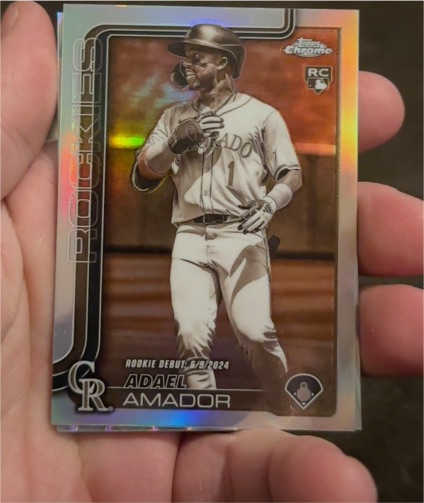 2025 Topps Chrome Update #USC143 Adael Amador — front