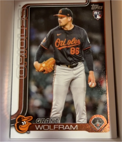 2025 Topps Update #US114 Grant Wolfram — front