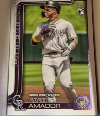 2025 Topps Update #US94 Adael Amador — front