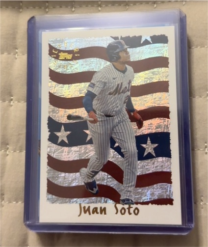 2025 Topps Archives #95C-10 Juan Soto Cyberstats — front