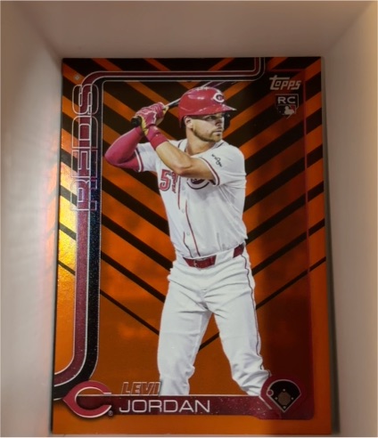 2025 Topps Update #US6 Levi Jordan — front